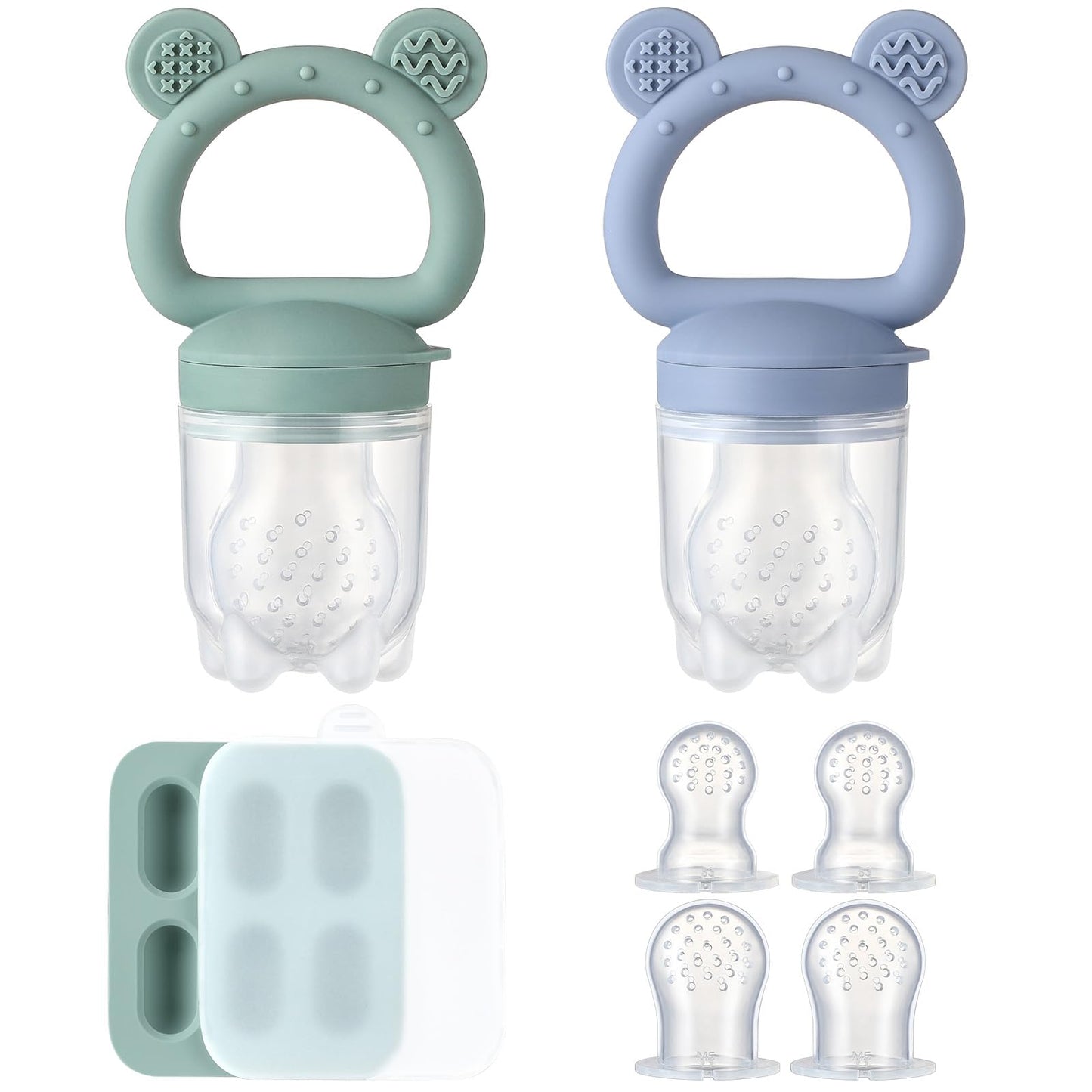 Silicone Baby Fruit Feeder 2 Pack