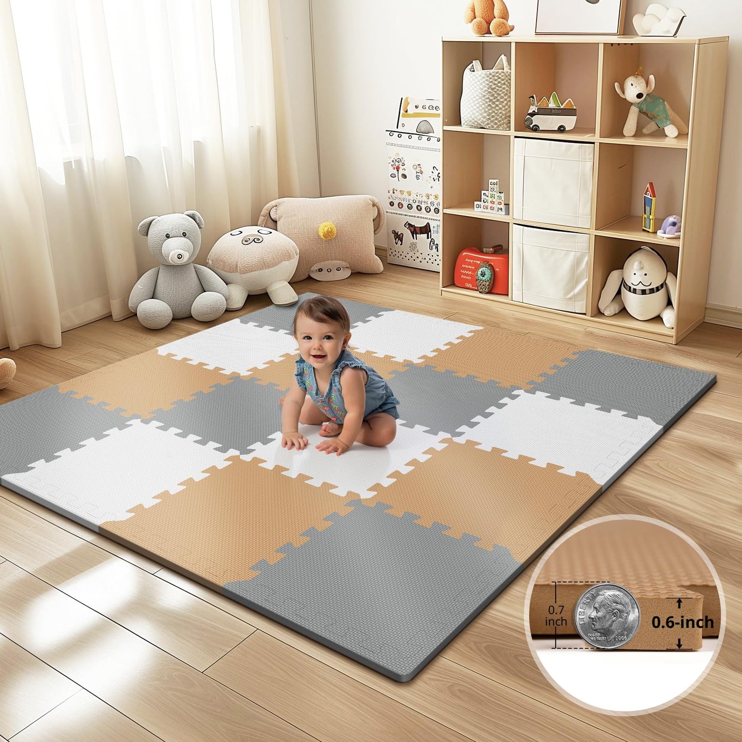 16 Tiles - Foam Baby Floor Play Mat