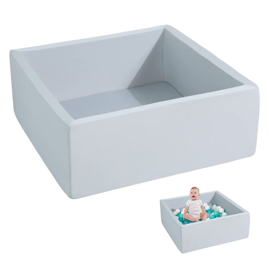 Foam Ball Pit - Light Gray